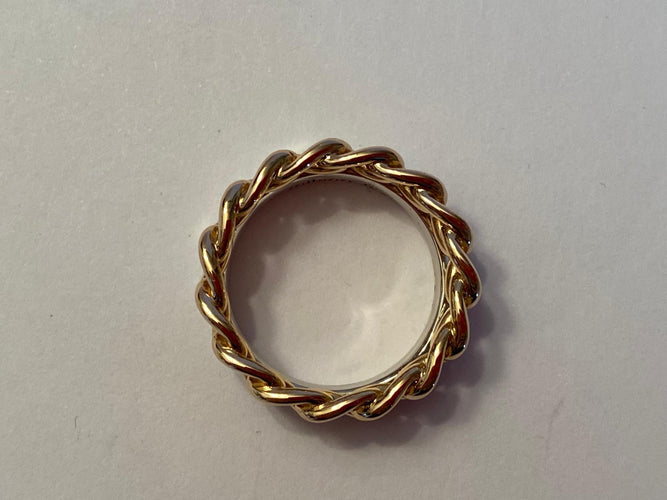 52 POMELLATO - Anello collezione Milano due ori e diamanti 58 Facettes