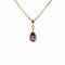 Pendentif Pendentif Goutte or jaune et améthyste 58 Facettes 2-PEF1-GS35535