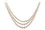 Collier perles de culture et fermoir en or 18k