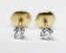 Boucles d'oreilles Paire Puces d'Oreilles Or Diamant 58 Facettes A11645