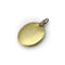 Pendentif Pendentif disque diamant en or jaune et blanc 58 Facettes A2000I