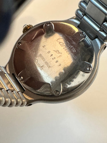 CARTIER - Montre Must 21 vintage – acier & plaqué or 58 Facettes LV114