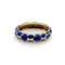 Bague Bague vintage en or 18 carats et émail bleu Tiffany & Co 58 Facettes