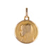Pendentif Médaille en or rose Vierge Marie auréolée signée Dropsy 58 Facettes CVP121