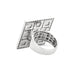 Bague 53 Bague art déco nacre blanc et or blanc 58 Facettes BO/230119