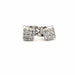 Boucles d'oreilles Puces d'oreilles or blanc diamants 58 Facettes C4BO-GS28836