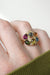 Ring 54 BVLGARI - Astrale ring in yellow gold, fine stones and diamonds 58 Facettes