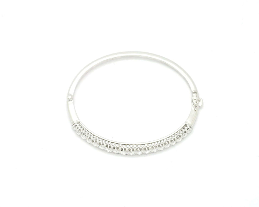 Bracelet Bracelet rigide avec diamants 58 Facettes