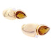 Earrings Modernist earrings, yellow gold, diamonds, citrines. 58 Facettes 33616