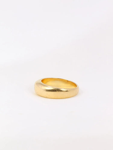 Bague 48 Bague jonc anglais or jaune diamant 0,1 ct 58 Facettes J24