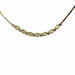 Collier Collier or jaune et blanc émeraudes diamants 58 Facettes 3-CO-GS948193-10