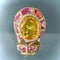 Bague 50.5 Bague or jaune sertie de saphirs jaunes et roses 58 Facettes