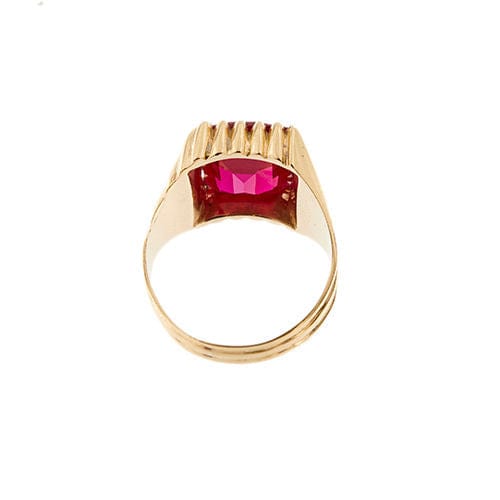 Bague 63 Bague pour homme avec rubis 58 Facettes 34390