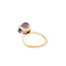 Bague 51.5 BAGUE OR JAUNE ET AMETHYSTE 58 Facettes BO/250009