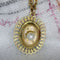 Pendentif Pendentif vintage or jaune et perle de culture 58 Facettes CVP186