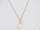 Collier collier pendentif CARTIER enveloppe a secret or rose diamant chaine 58 Facettes 263530
