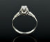 Bague Anello con Solitario di Diamante, ct. 0,17 58 Facettes