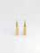 Boucles d'oreilles Créoles vintage or jaune godronné 58 Facettes J275