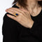 Bague Bague vintage en lapis-lazuli en or jaune 18 carats Taille 5,75 Cocktail Bijoux de luxe 58 Facettes G13405
