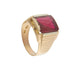 Bague 67 Bague homme avec rubis 58 Facettes 35181