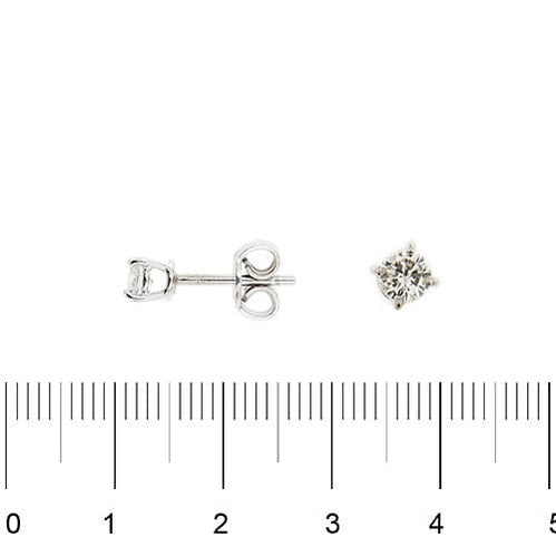 Boucles d'oreilles Boucles d'oreilles à tige en diamant de 0,38 ct 58 Facettes 118