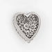 2ct Diamond Heart Pendant Vintage Platinum Pavé Set Estate Mid Century Jewelry 58 Facettes G13152