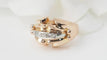 Bague 53 Bague tank des années 40 en or rose et diamants 58 Facettes 32939