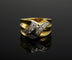 Bague Bague italienne pour petit doigt, en or jaune et diamants 58 Facettes