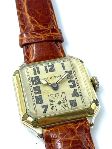 Montre Montre Hamilton - Coin coupé carré - 1926 - 1901-1949 58 Facettes