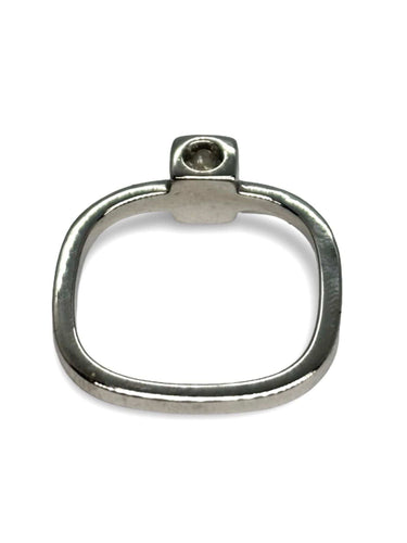 Bague 47 Bague Dinh Van "Le Cube" or blanc et diamants 0,27 ct 58 Facettes 1246