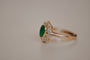 Vintage emerald and diamond ring