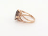 Bague 55 bague MAUBOUSSIN fou de toi or rose quartz fume diamants 58 Facettes 261248