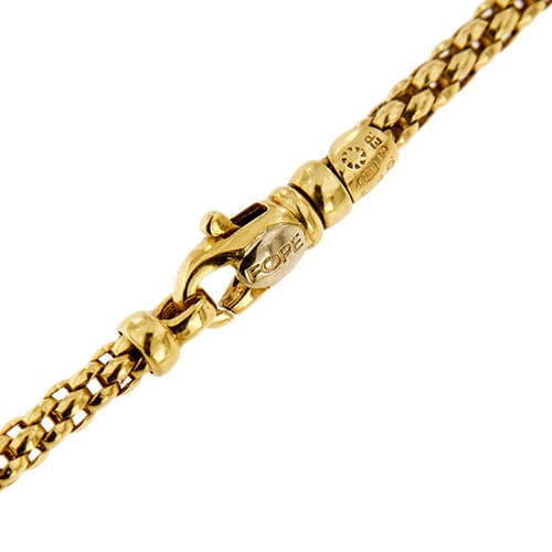 Collier Collier long en maille popcorn 58 Facettes 35990