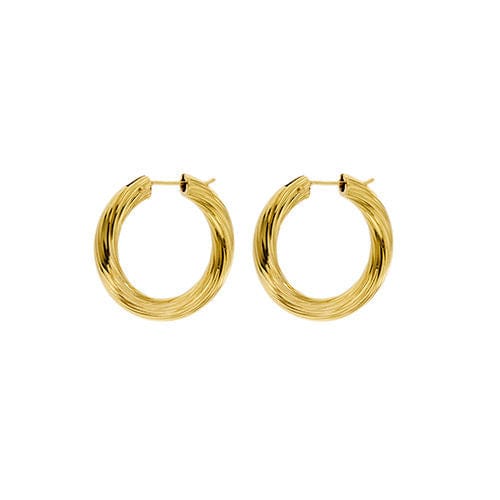 Boucles d'oreilles Boucles d'oreilles créoles en or jaune 58 Facettes 38302