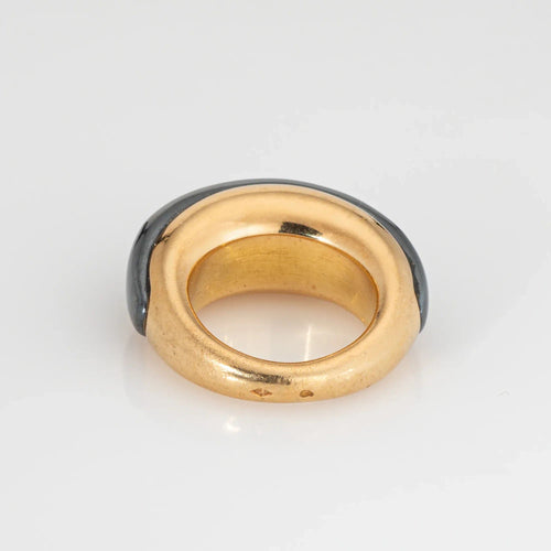 Bague 48 Van Cleef & Arpels - Bague Vintage Dôme Hématite 58 Facettes G13727