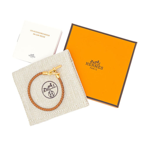 Bracelet Hermès Bracelet Glénan Plaqué or 58 Facettes 4268912RV