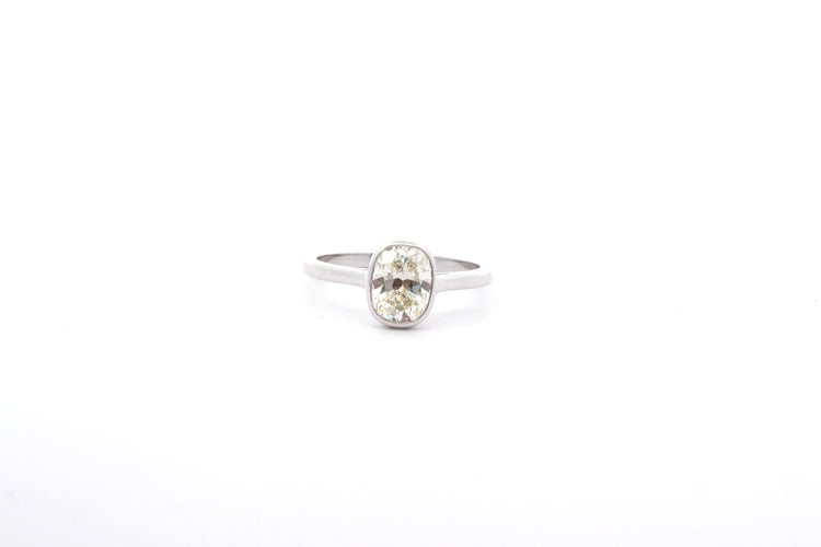 Bague 52 Solitaire diamant de 1,46cts K/VS2 58 Facettes 26456-24441A