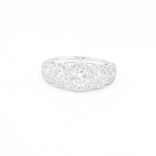 Bague 52 Bague bandeau Cinq Diamants 58 Facettes