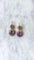Boucles d'oreilles Boucles d'Oreilles Améthystes et Perles Or Rose 58 Facettes