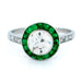 Bague 53 Bague en platine, diamant et émeraude 14249-2415 58 Facettes 1C2F3D1DD5C844FBBA5A5BD35E8DEF58