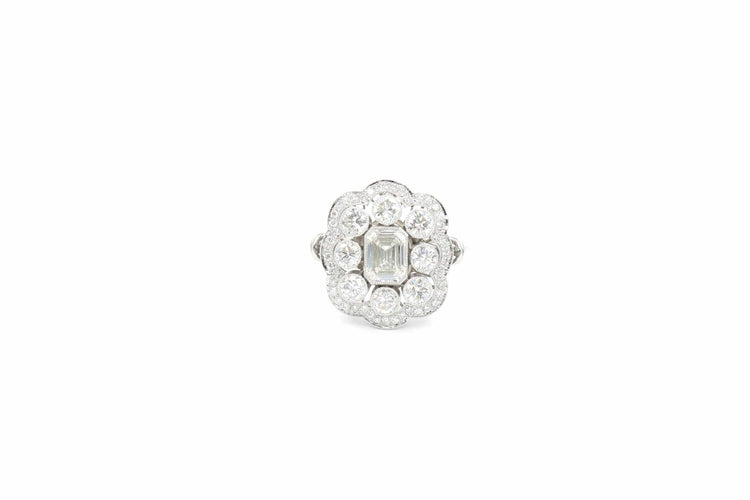 Bague Diamond Art Deco inspired ring ring 58 Facettes