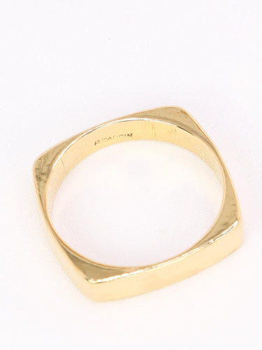 DINH VAN x PIERRE CARDIN Bague carrée or jaune