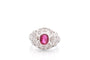 Bague 55 Bague vintage en or, rubis et diamants 58 Facettes 27048