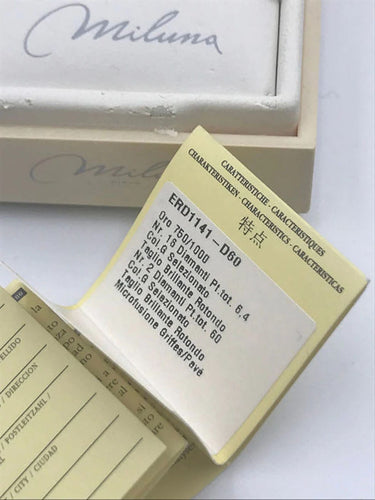 Boucles d'oreilles Miluna, boucles d'oreilles en diamant 58 Facettes