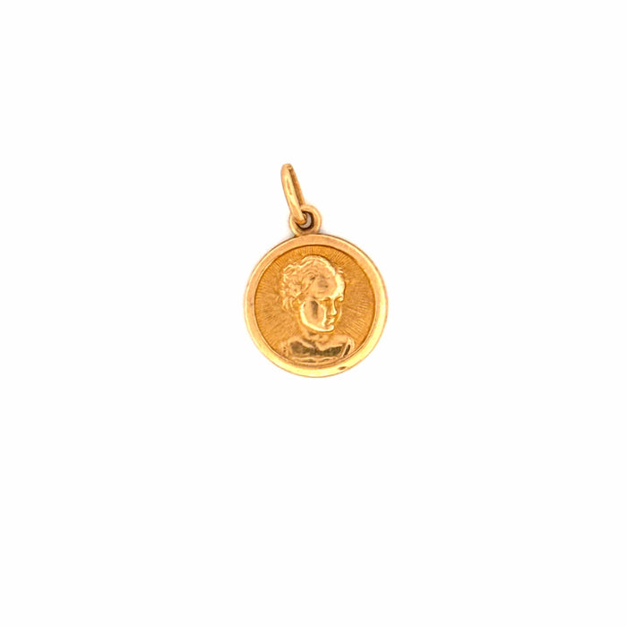 Pendentif Médaille Enfant Or Jaune 58 Facettes A4PE-GS28835