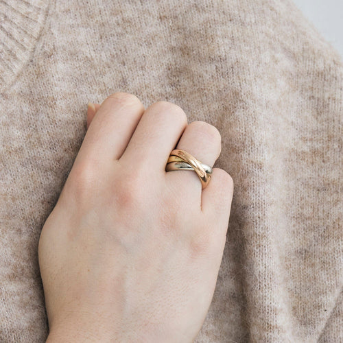 Bague 52 BAGUE CARTIER "TRINITY" 58 Facettes BO/240044