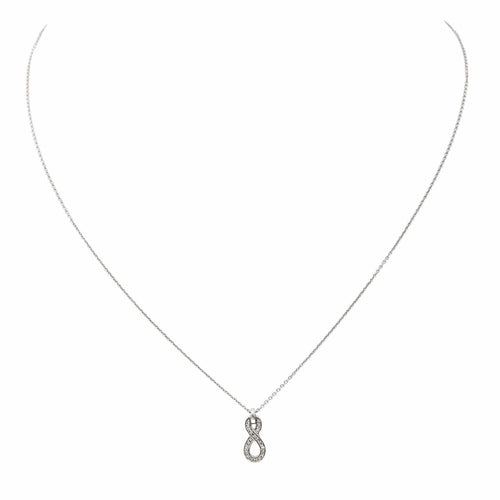 Collier Collier Or blanc Diamant 58 Facettes 3227877CN