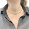 Collier vintage omega or jaune.