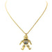 Collier Chopard Collier Happy Clown Or jaune Diamant 58 Facettes 3704298CN