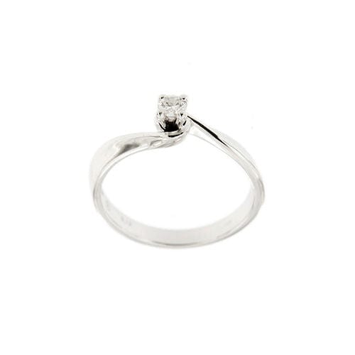 Bague 50 DAMIANI - Bague solitaire avec diamant 58 Facettes 37094